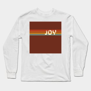 Retro Christmas Joy Long Sleeve T-Shirt